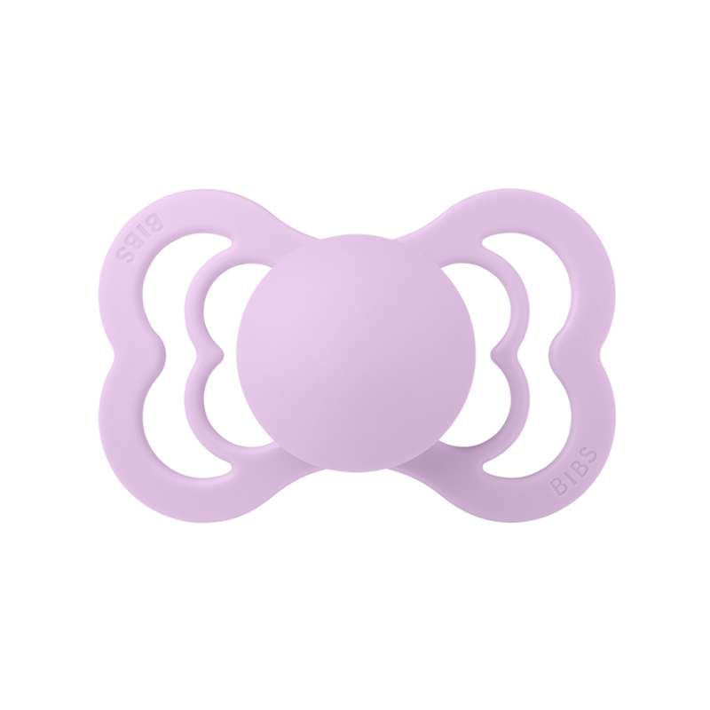 BIBS Supreme Pacifier - Size 2 - Silicone - Violet Sky