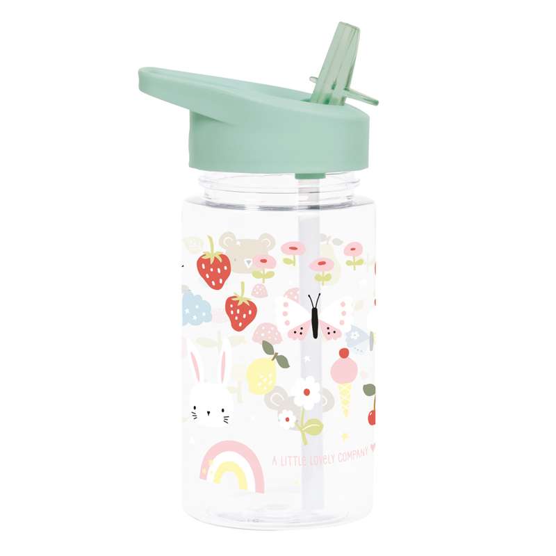 A Little Lovely Company Water Bottle - Joy - Mint
