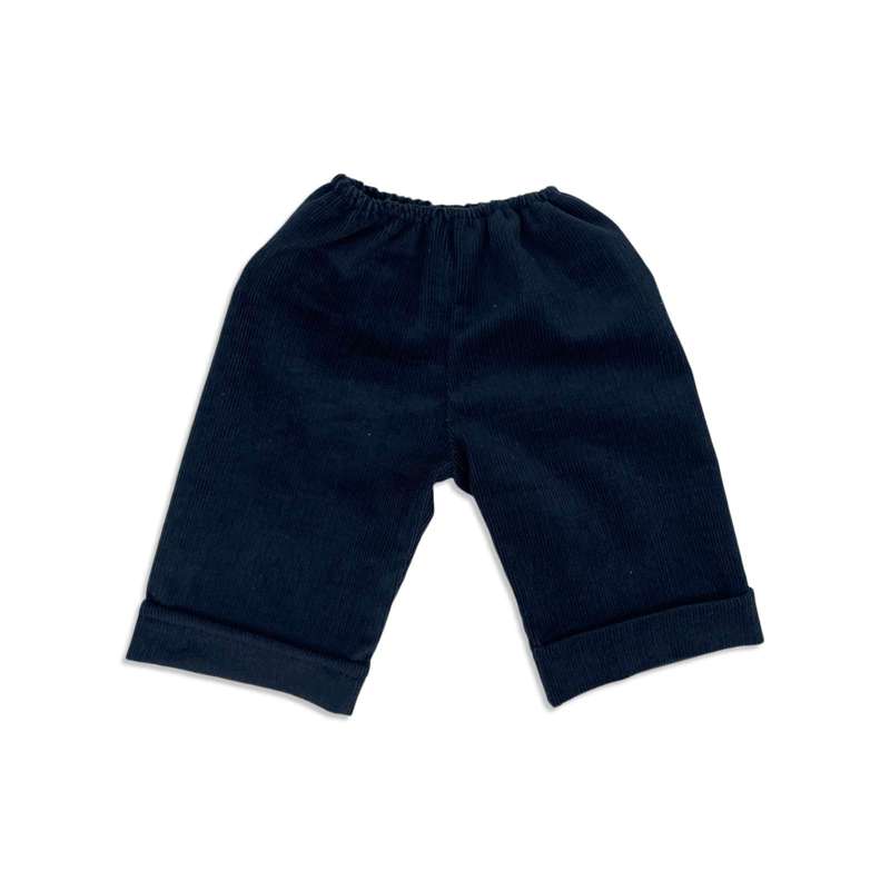 Memories by Asi Doll Clothing (43-46 cm) Velvet Pants - Navy Blue