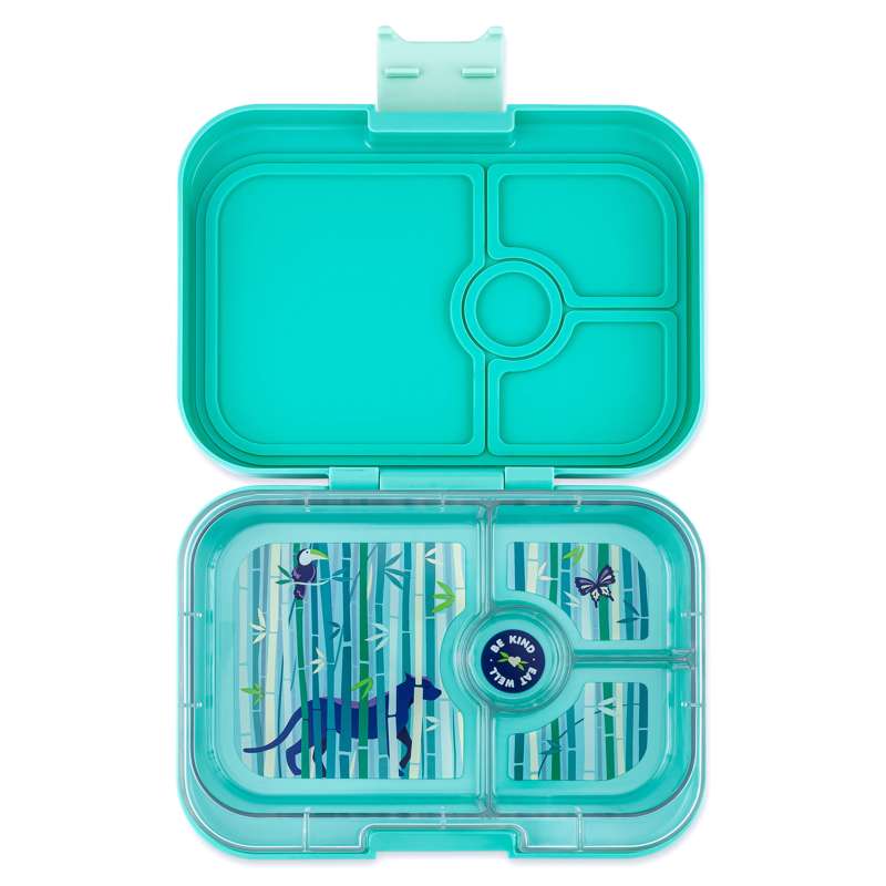 Yumbox Lunchbox - Panino - 4 compartments - Tropical Aqua/Panther