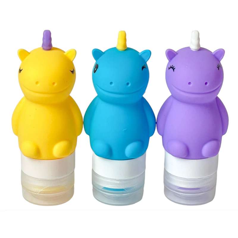 Yumbox Accessories - Squeezy Unicorns Dressing Bottles - 3 pcs.